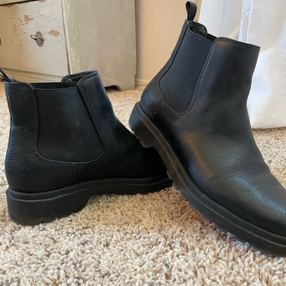 Mix no.6 BLACK booties USED